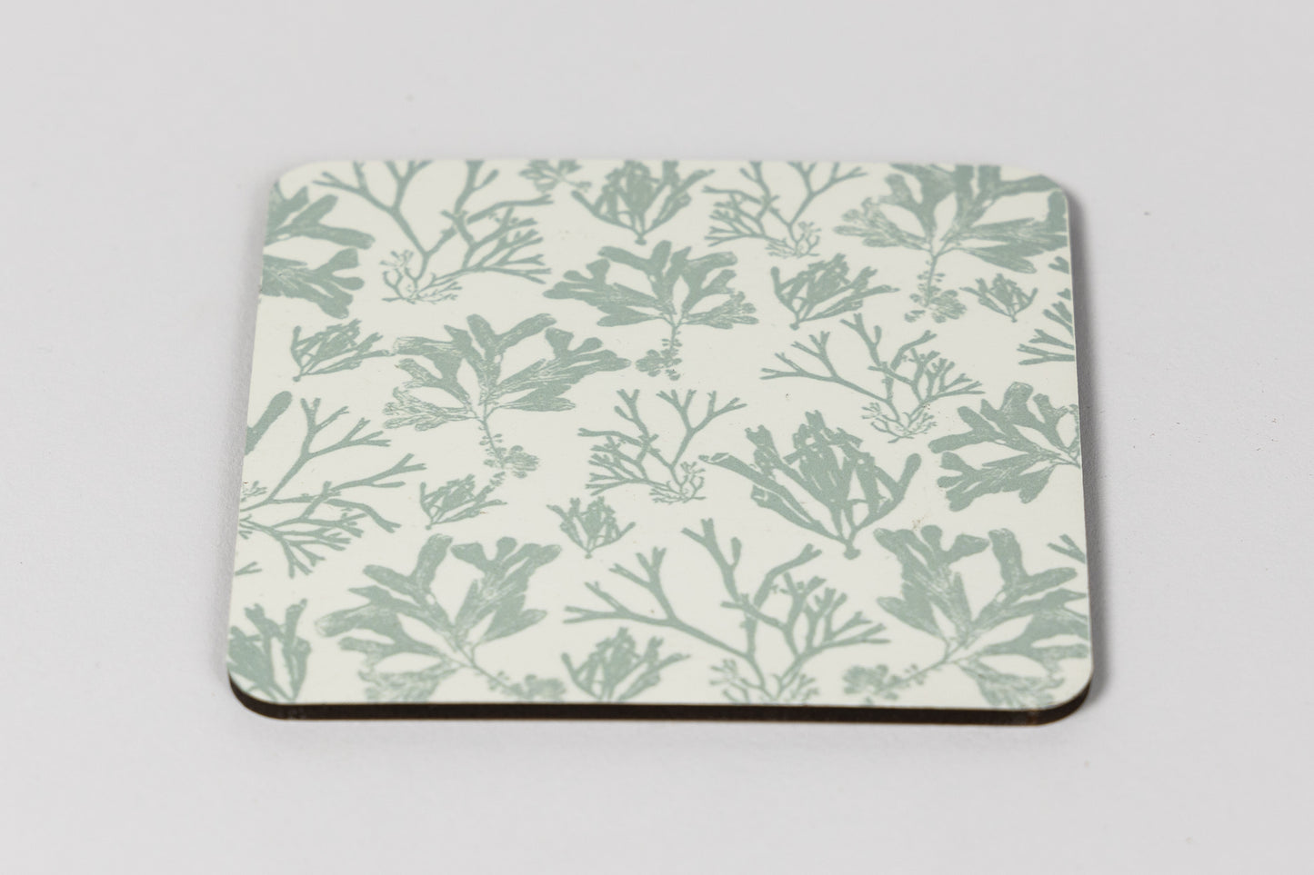 Beachgrass Seaweed Print Coaster