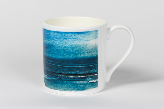 Inky Seascape Bone China Mug