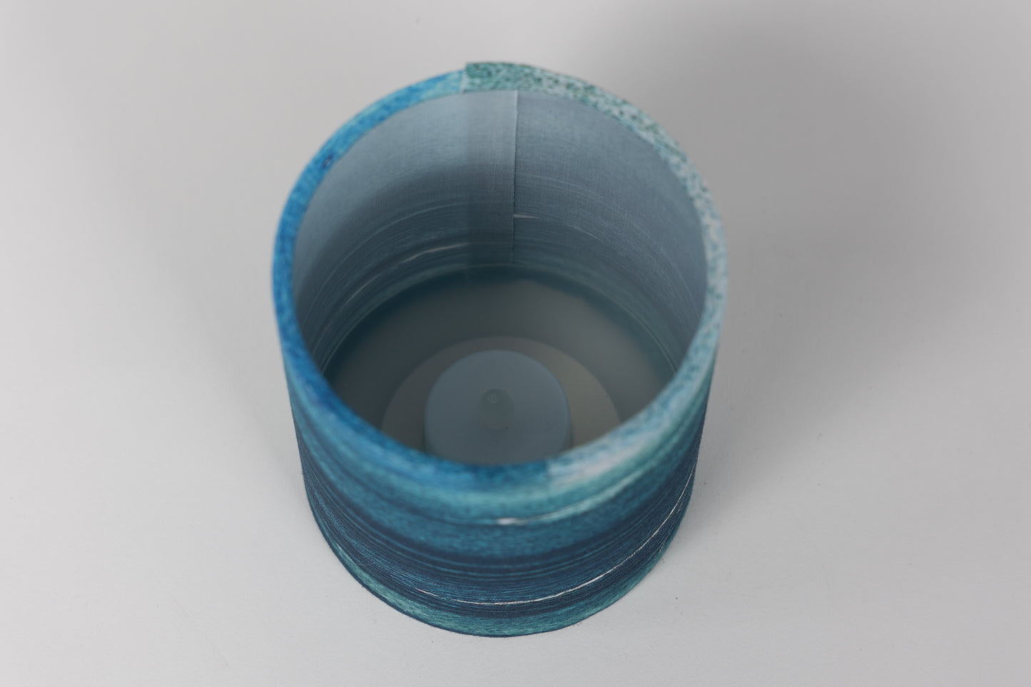 Inky Seascape Fabric Lantern
