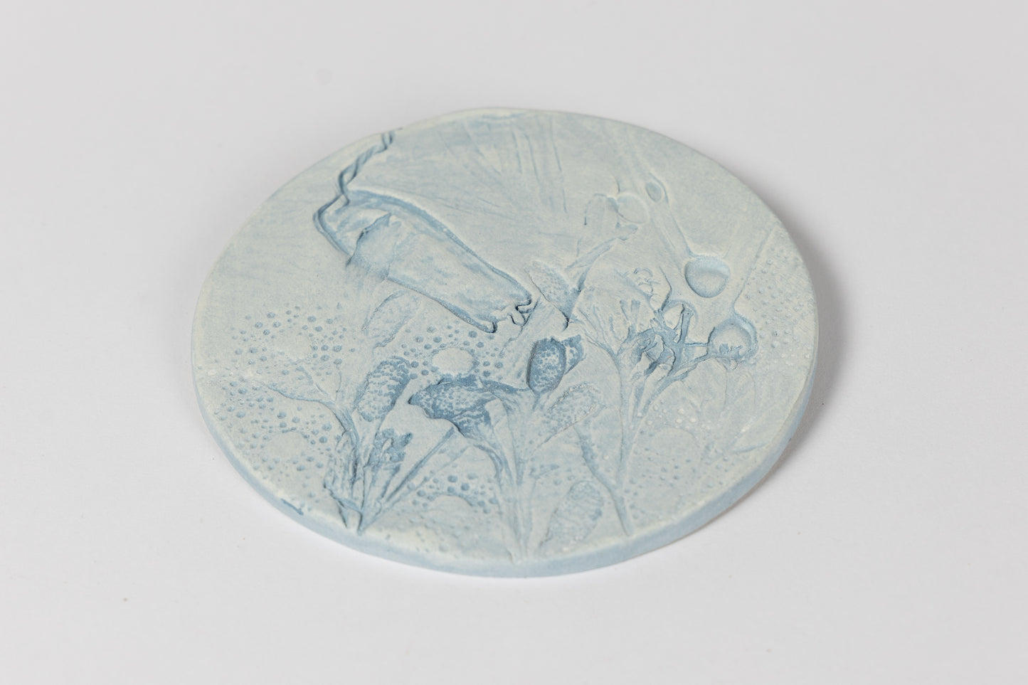Blue Seaweed Wall Plaque