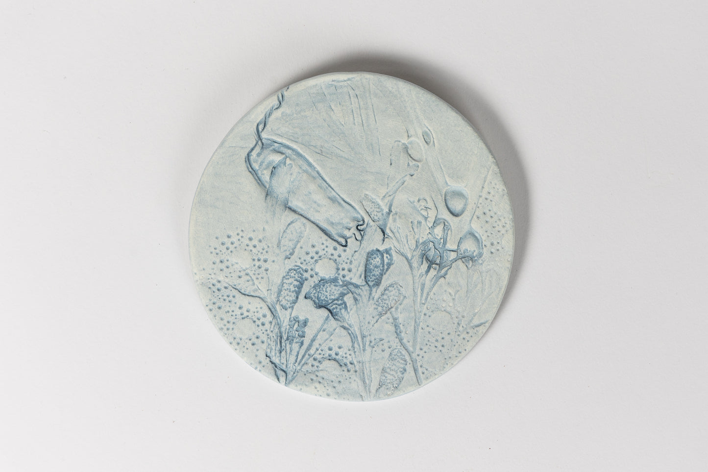 Blue Seaweed Wall Plaque