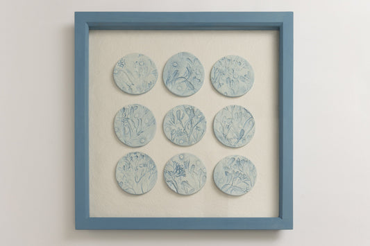 Blue Seaweed Study Frame